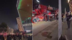 Kağıthane’de AVM’de yangın: Ekiplerin müdahalesi ile yangın söndürüldü