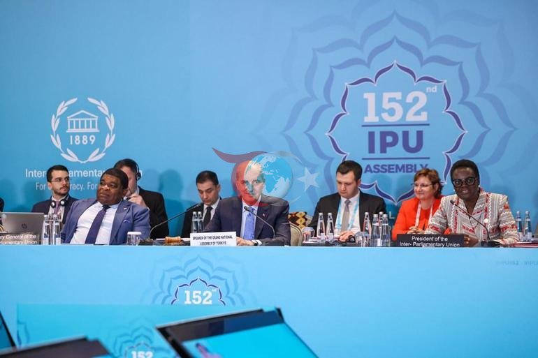 TBMM Başkanı Kurtulmuş, PAB 152’nci Genel Kurulu kapsamında ikili görüşmelerine başladı