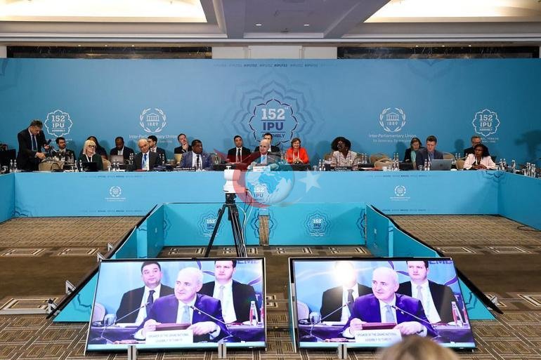 TBMM Başkanı Kurtulmuş, PAB 152’nci Genel Kurulu kapsamında ikili görüşmelerine başladı