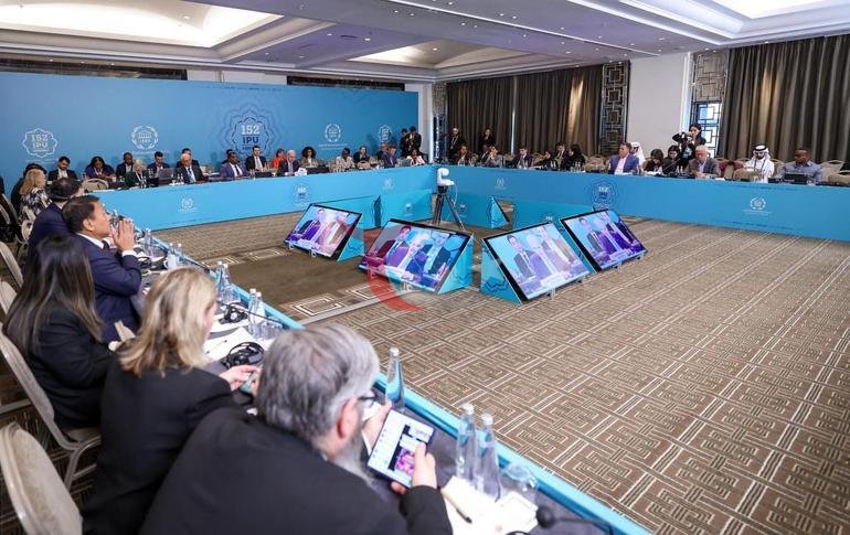 TBMM Başkanı Kurtulmuş, PAB 152’nci Genel Kurulu kapsamında ikili görüşmelerine başladı