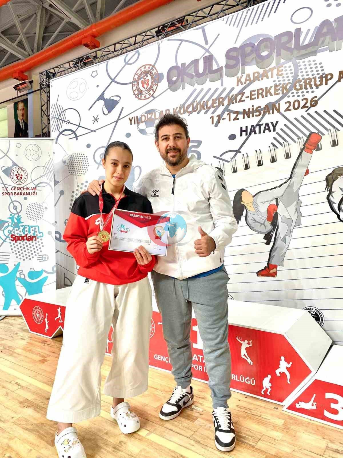 Okul sporları Karete müsabakalarına Kayseri damgası
