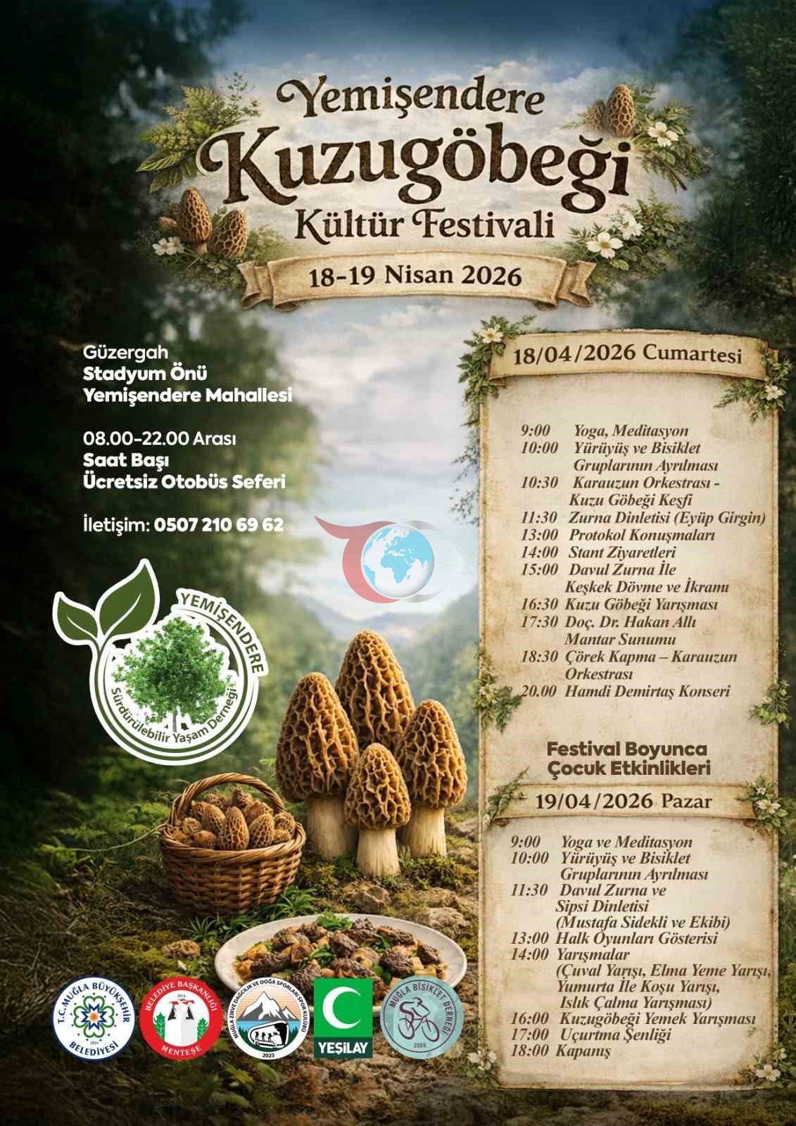Menteşe&rsquo;de doğa ve kültür buluşması Yemişendere Kuzugöbeği festivali başlıyor