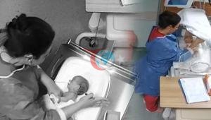 5 günlük bebeğe şiddet uygulayan hemşireden şok sözler Ben tedavi yapmaktaydım
