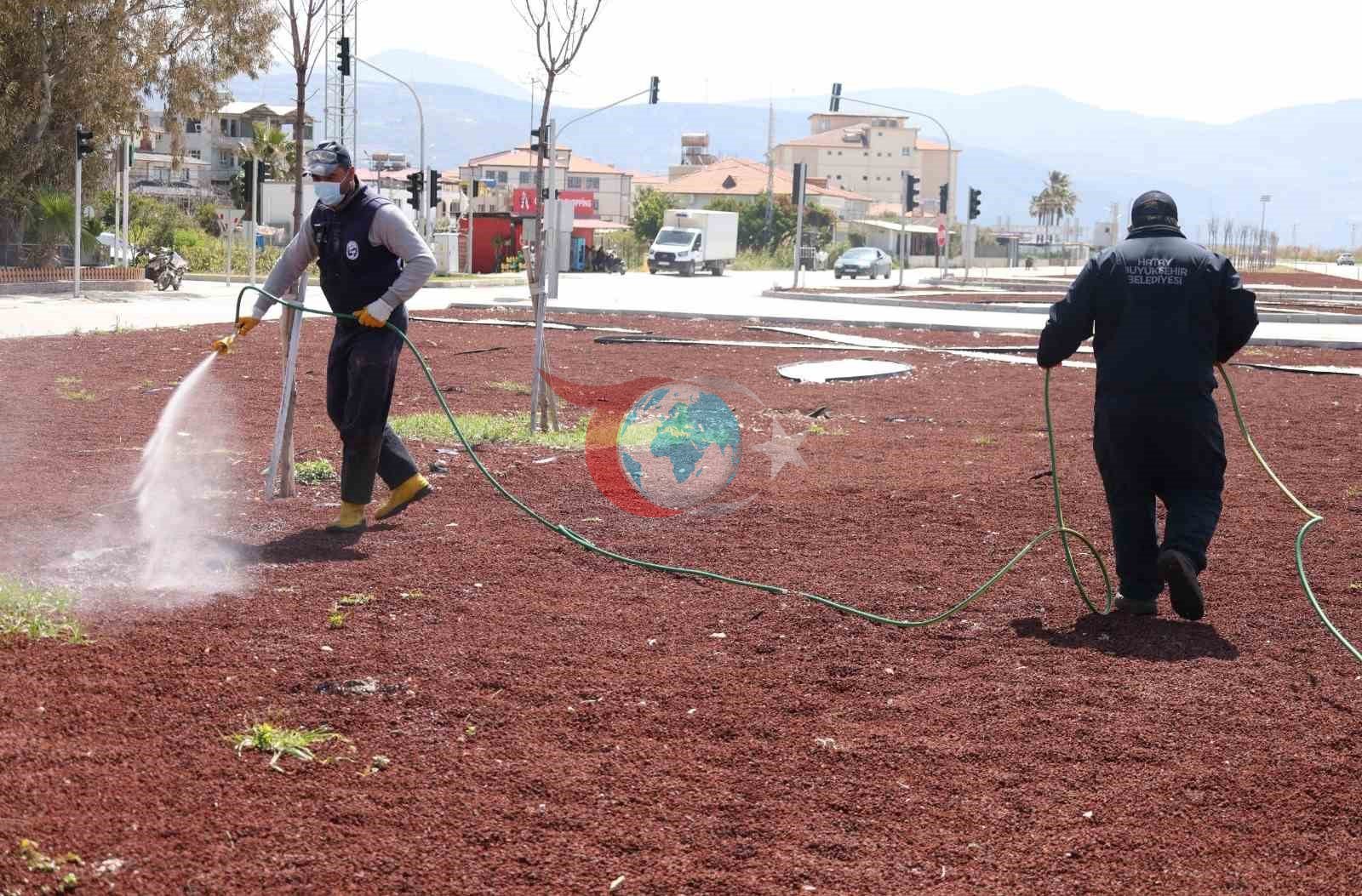 Hatay Büyükşehir Belediyesi’nden yeşil alanlara teknolojik dokunuş