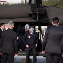 Bakan Çiftçi, Emniyet envanterine alınan T-70 helikopteriyle ilk uçuşunu gerçekleştirdi