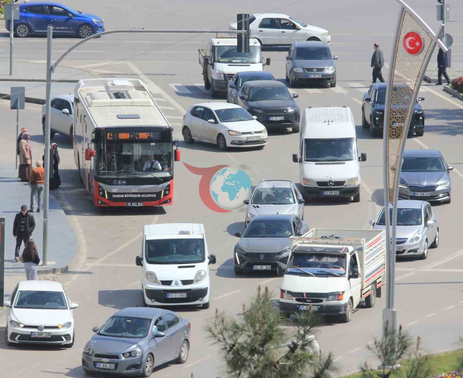 Samsun’da taşıt sayısı 543 bin 967’ye ulaştı