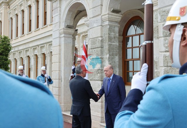 Cumhurbaşkanı Erdoğan, KKTC Cumhurbaşkanı Erhürman ile görüştü - Resim: 0