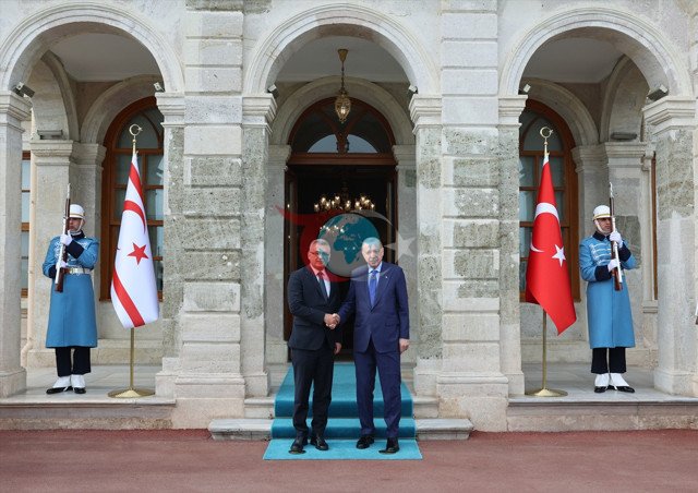 Cumhurbaşkanı Erdoğan, KKTC Cumhurbaşkanı Erhürman ile görüştü - Resim: 1