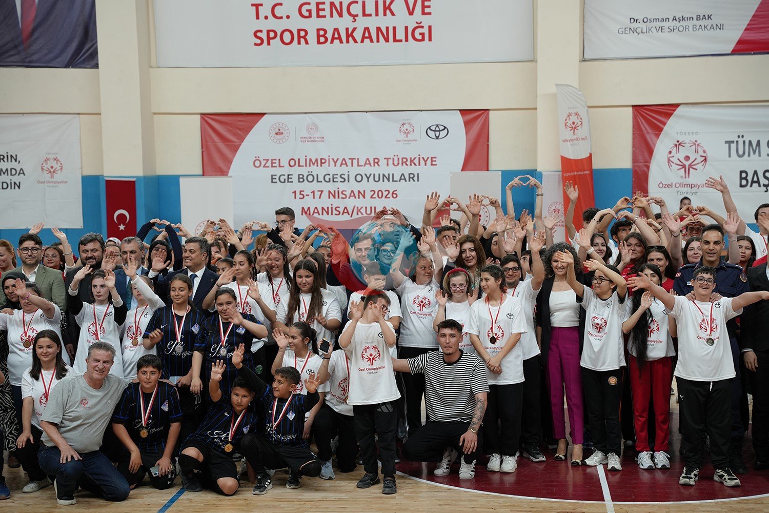 Özel sporcuların büyük buluşması tamamlandı