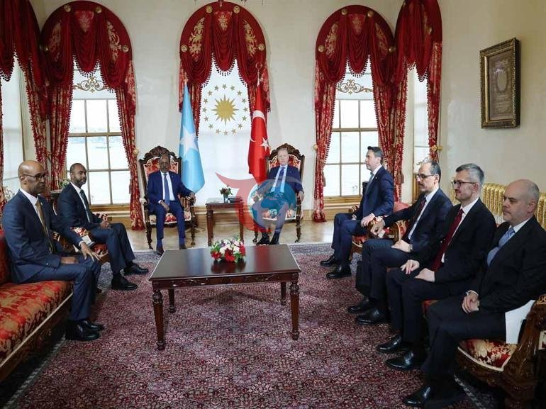 Cumhurbaşkanı Erdoğan, Somali Cumhurbaşkanı Hasan Şeyh Mahmud ile bir araya geldi