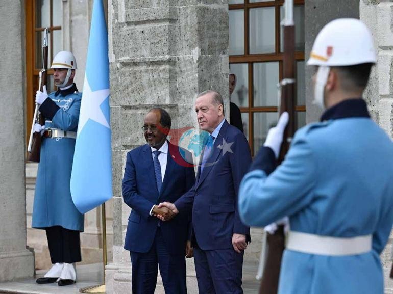 Cumhurbaşkanı Erdoğan, Somali Cumhurbaşkanı Hasan Şeyh Mahmud ile bir araya geldi