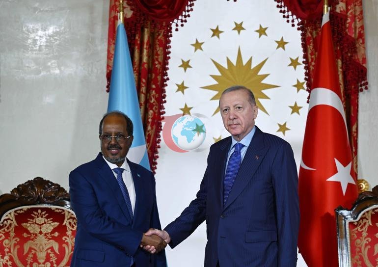 Cumhurbaşkanı Erdoğan, Somali Cumhurbaşkanı Hasan Şeyh Mahmud ile bir araya geldi