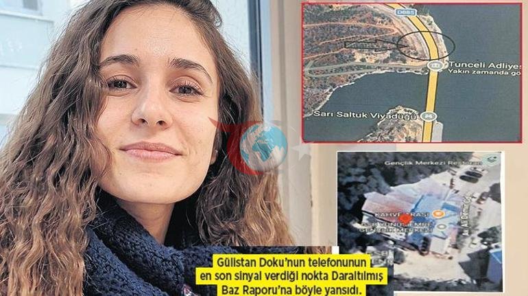 Cep telefonu en son viyadükte sinyal vermişti Gülistan orada yalnız değildi