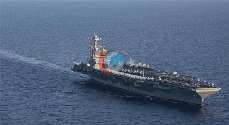 ABD uçak gemisinde yangın çıktı, yaralılar var Bir ayda ikinci kriz