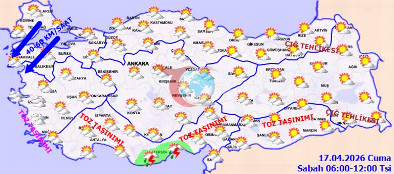 Meteoroloji’den kritik uyarı 2 gün sürecek, Muğladan Kastamonuya kadar etkili olacak