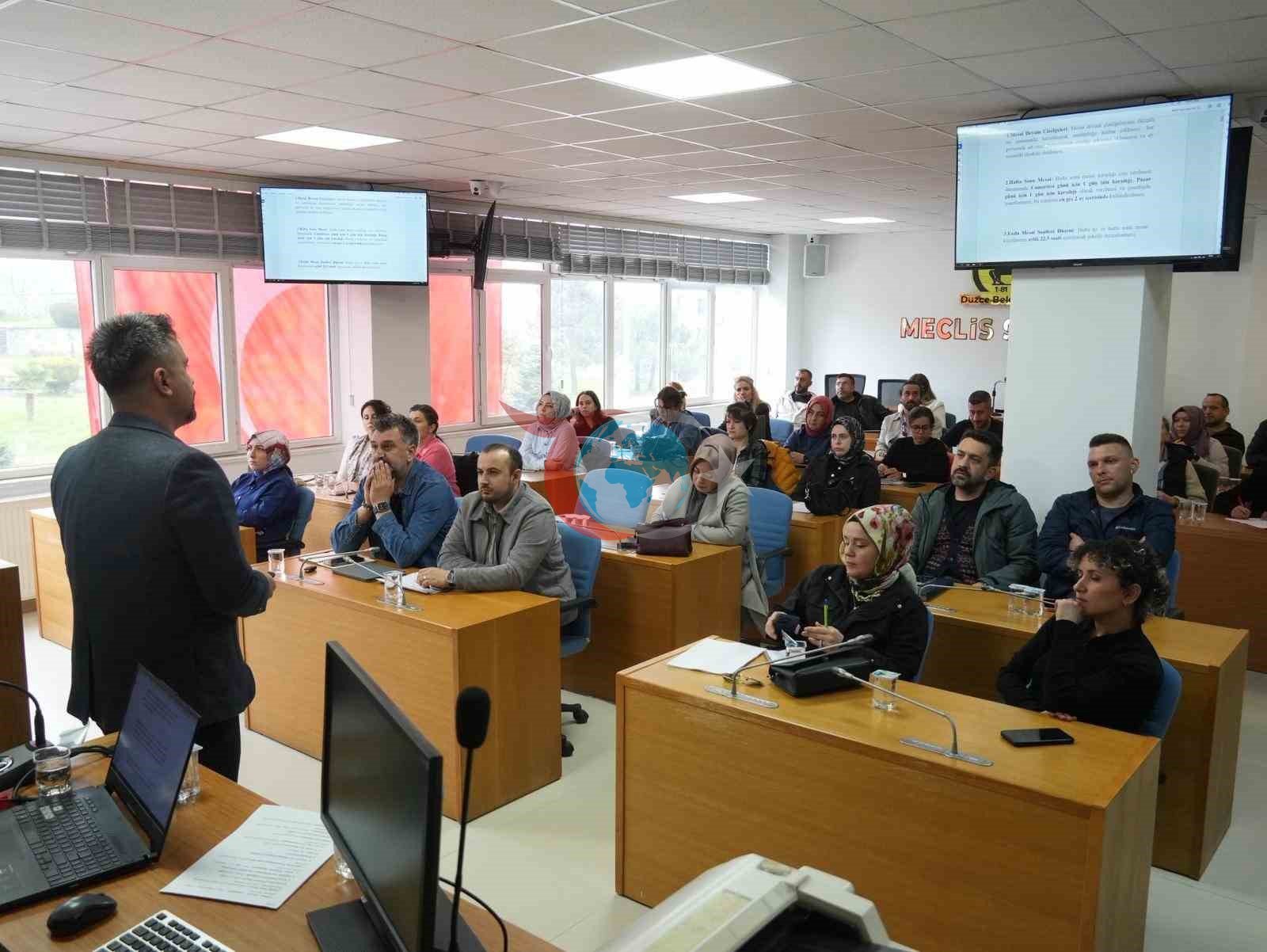 Hizmet içi eğitimler devam ediyor