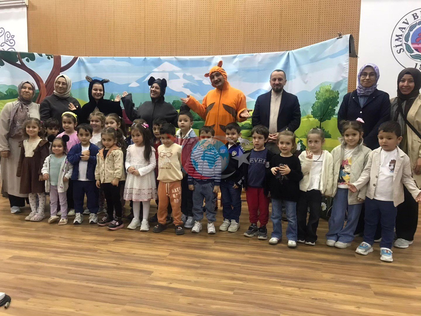 Simav’da 4-6 yaş Kur’an kursu öğrencileri tiyatroyla buluştu