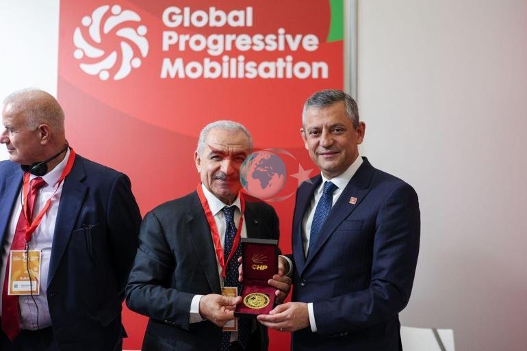 CHP Genel Başkanı Özel, eski Filistin Başbakanı Iştiyye ile görüştü