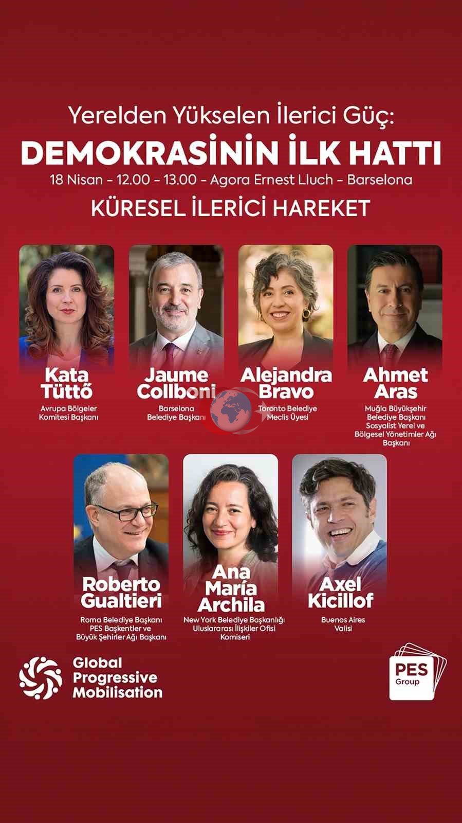 Baลkan Aras, Demokrasi zirvesi iรงin Barselonaโda