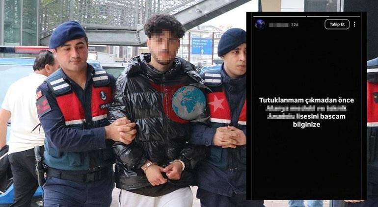 Antalya’da okulu hedef alan paylaşıma tutuklama