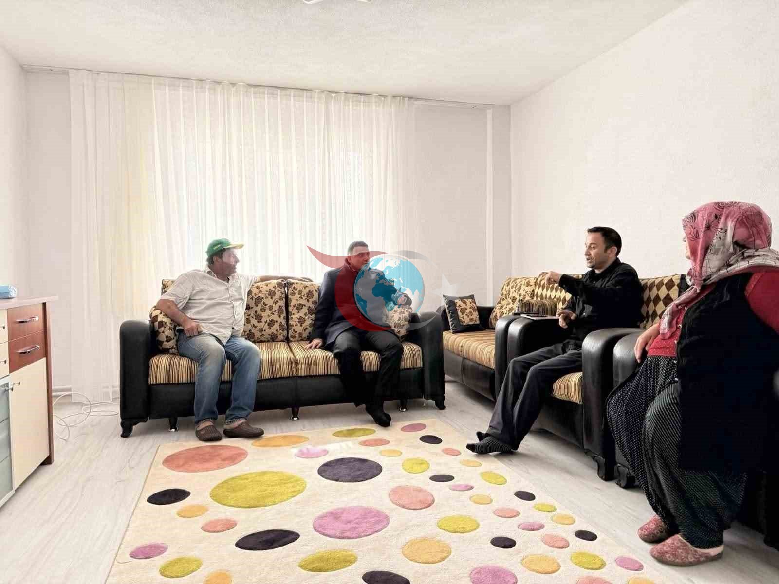 Orman yangınlarından etkilenen vatandaşların geçici barınma alanları incelendi
