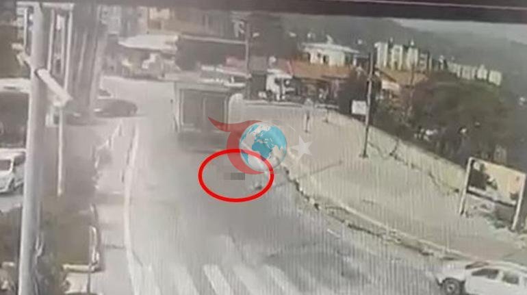 Aysunun kahreden ölümü Zonguldakta feci kaza kamerada