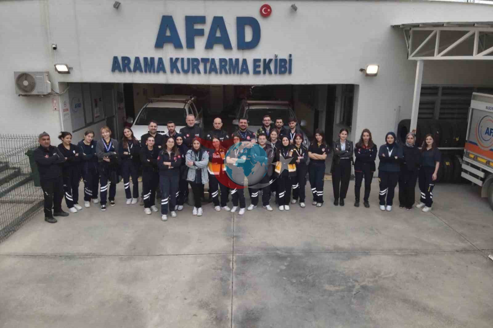 Üniversite öğrencileri AFAD ve Sağlıklı Hayat Merkezi&rsquo;ne teknik gezi