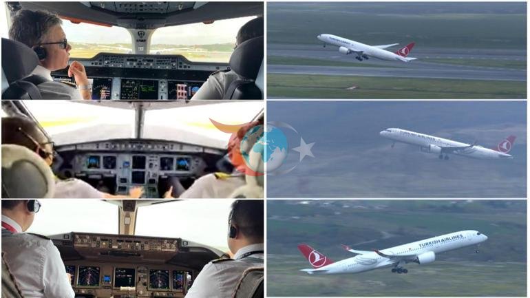 İstanbul Havalimanında üçlü pist operasyonları bir yıldır hizmette