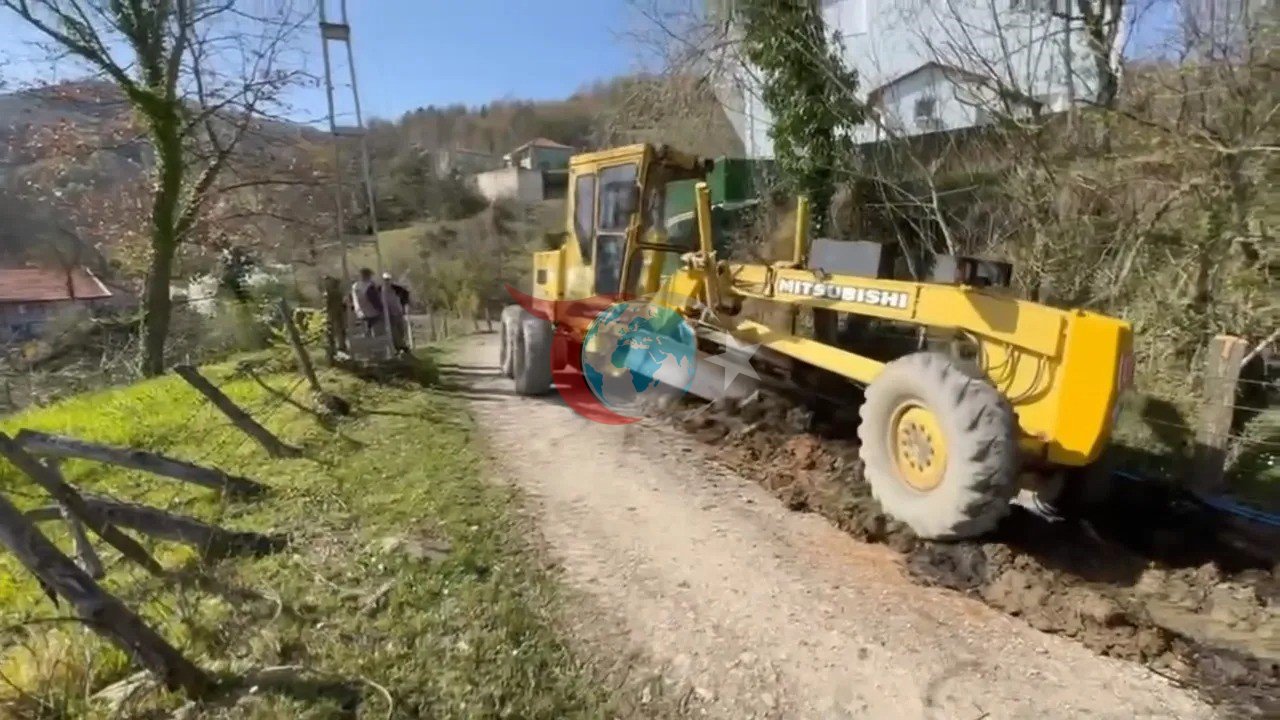 Sinop&rsquo;ta kırsal yollarda bakım çalışmaları