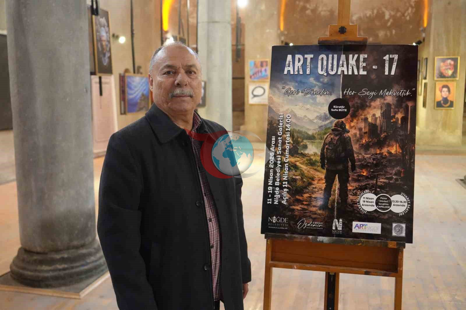 28 ülkeden 78 sanatçının eseri Niğde&rsquo;de sanatseverlerle buluştu