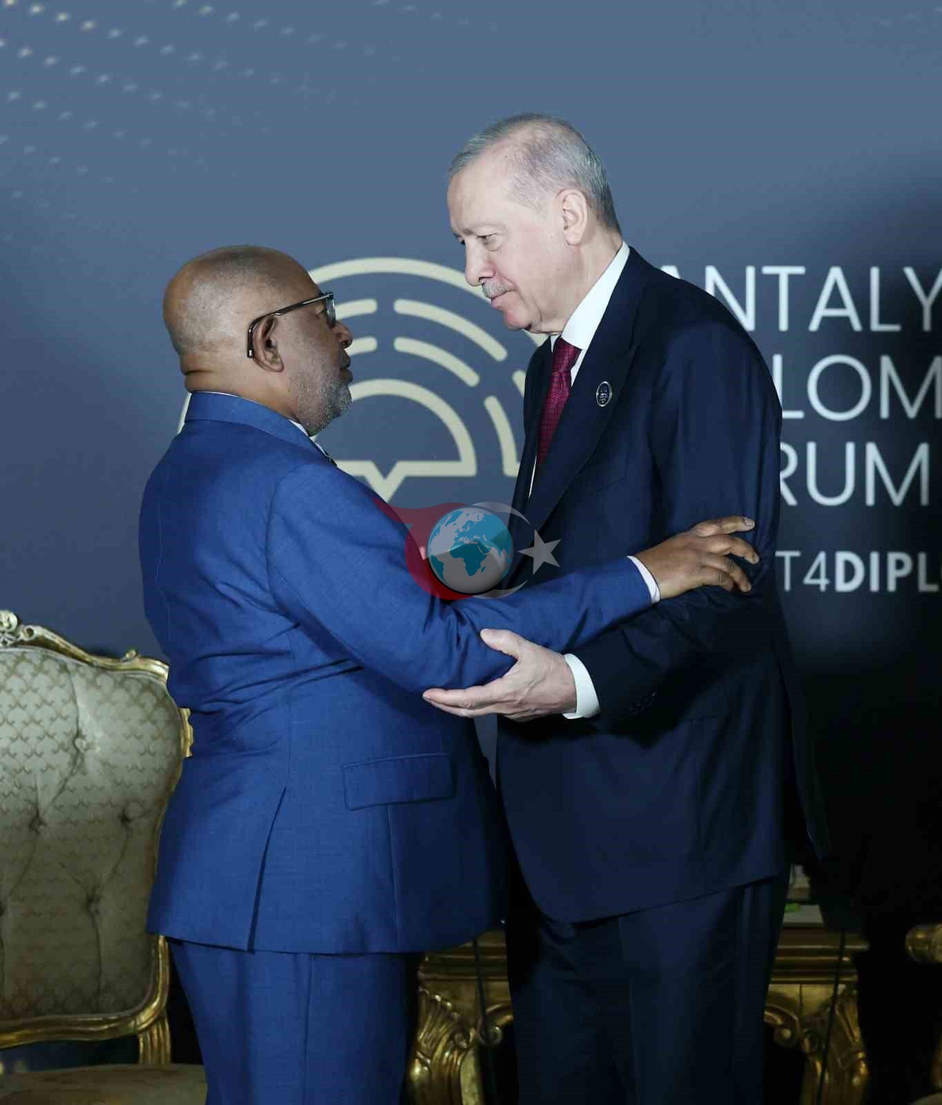 Cumhurbaşkanı Erdoğan Komorlar Birliği Cumhurbaşkanı Assoumani Azali ile görüştü