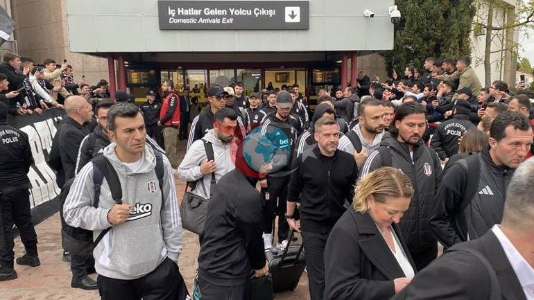 Beşiktaş kafilesi Samsuna geldi