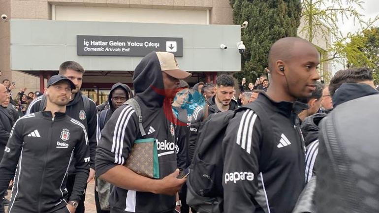 Beşiktaş kafilesi Samsuna geldi