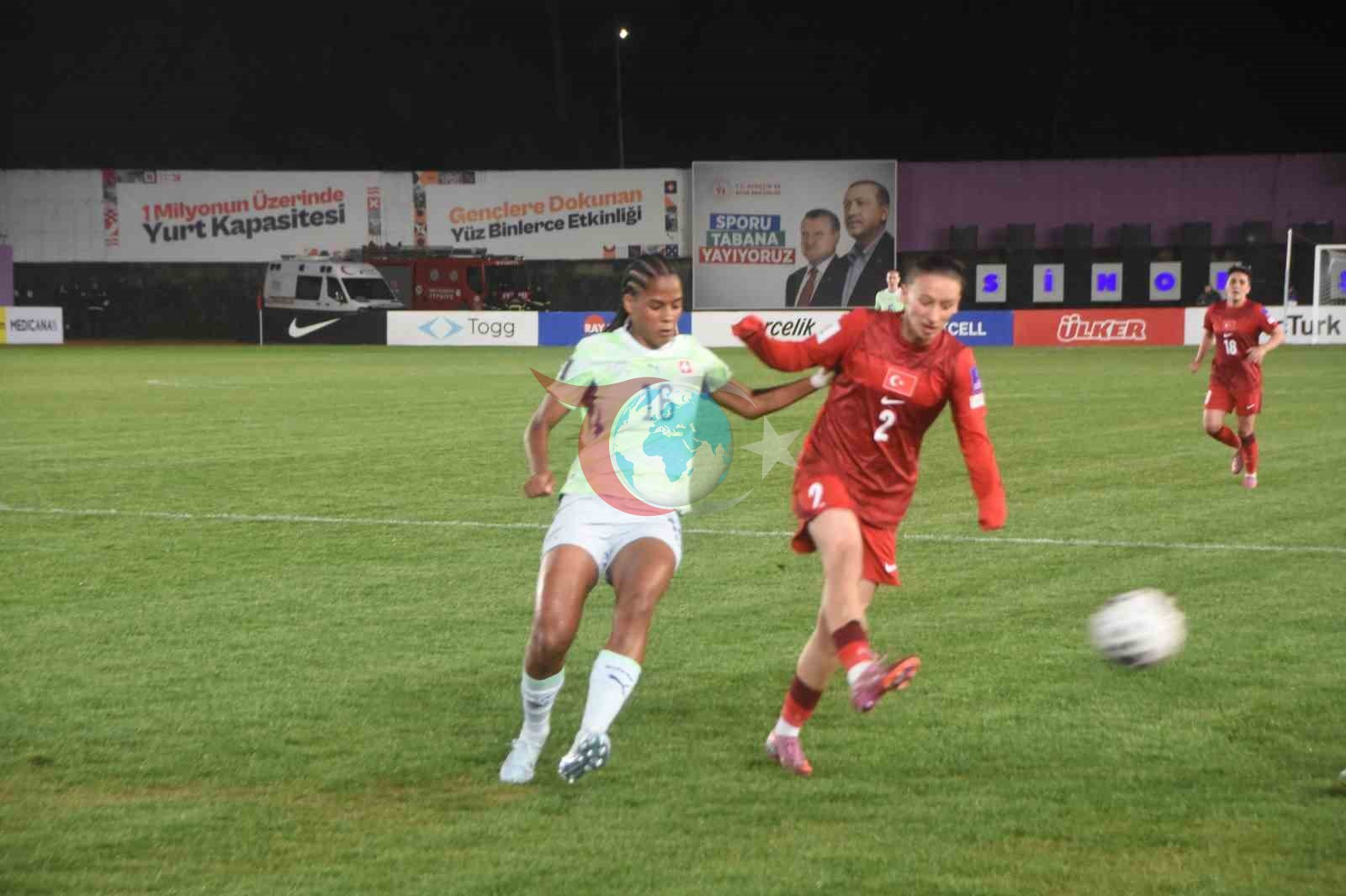2027 FIFA Kadınlar Dünya Kupası Avrupa Elemeleri: Türkiye: 0 - İsviçre: 0 (İlk yarı)