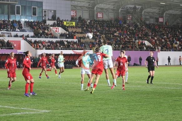 A Milli Kadın Futbol Takımı, Sinop’ta İsviçre ile berabere kaldı