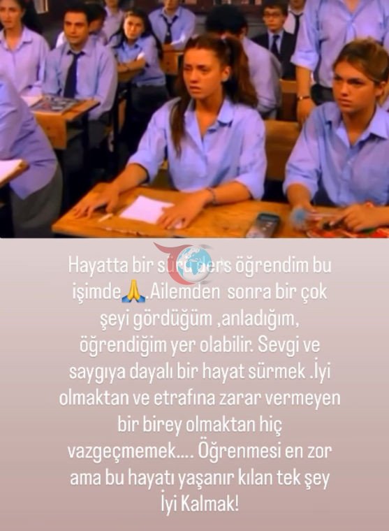Gökçe Bahadır 'Hayat Bilgisi' dizisini andı
