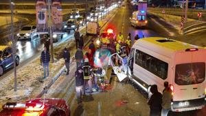 Erzurum’da zincirleme kaza Çok sayıda yaralı var