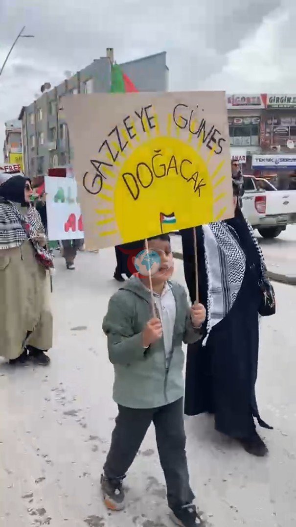Ereğli&rsquo;de Filistin&rsquo;e destek yürüyüşü