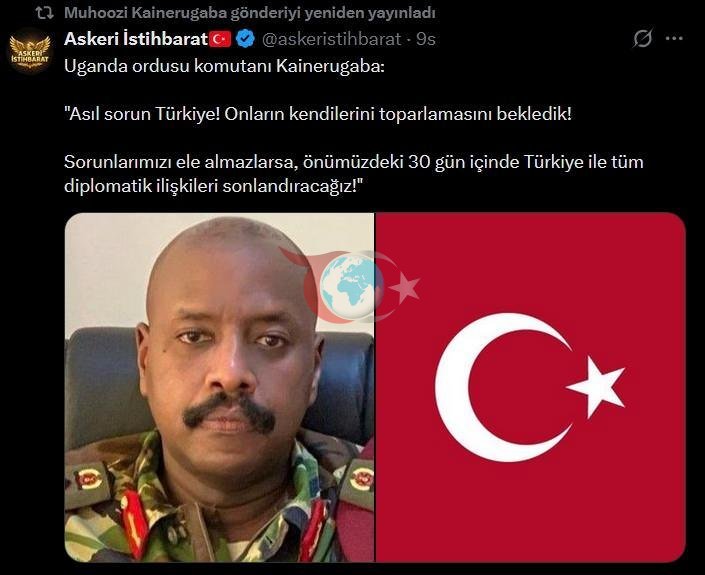 <p><strong>Türkiye'ye Yönelik Eleştiriler</strong></p><p>Kainerugaba, sosyal medya üzerinden Türkiye'yi hedef alan paylaşımlar yaparak, 
