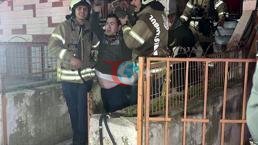 Yangının ortasında can pazarı! Mahsur kalan 20 kişi kurtarıldı