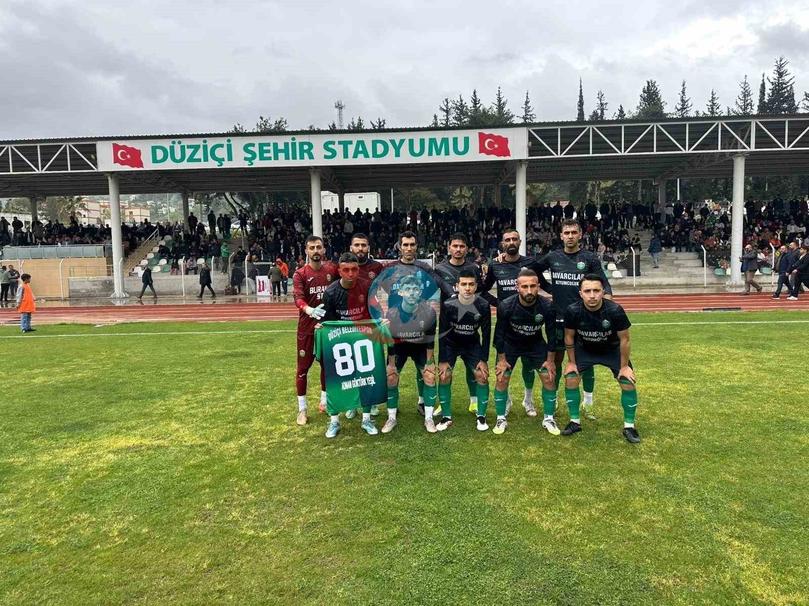 Osmaniye’de play-off maçında Adnan Göktürk Yeşil unutulmadı