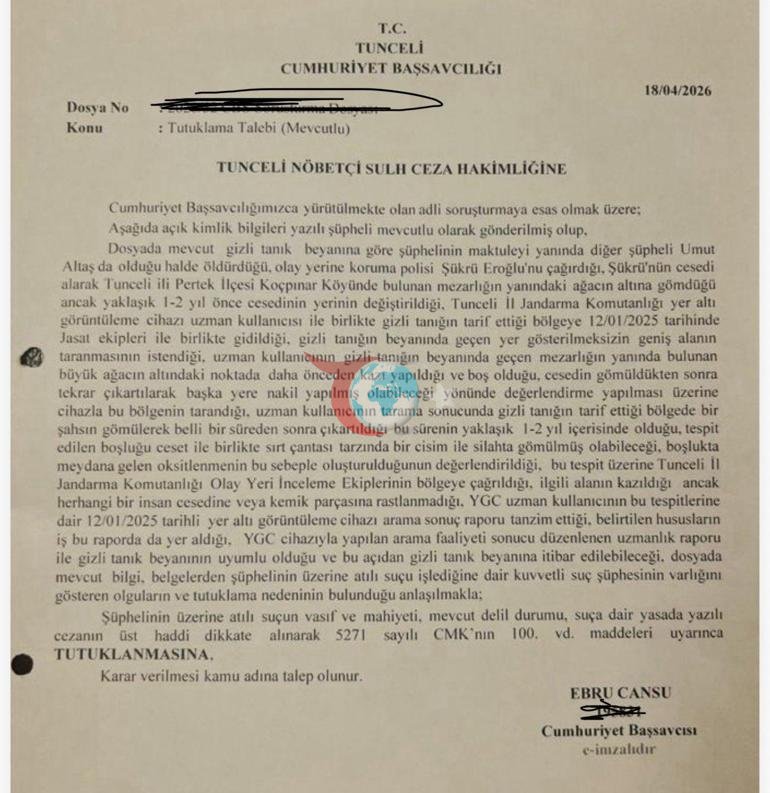 Son dakika: Gülistan Doku soruşturmasında esrarengiz not