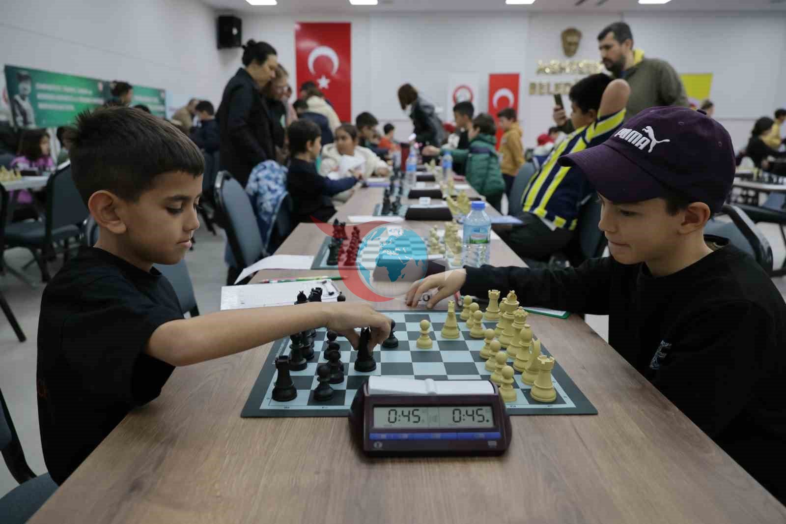 Menteşe&rsquo;de 23 Nisan satranç turnuvası ile kutlandı