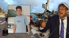 İsrailli bakana ait araç 16 yaşındaki Filistinli çocuğu ezerek öldürdü! Ben Gvir'den skandal yalanlama