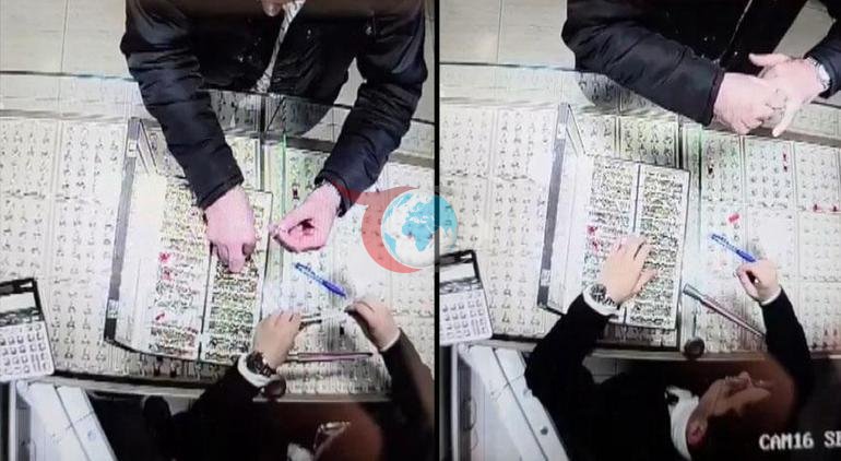 Değeri 50 bin lira Saniyeler içinde çalıp kaçtı