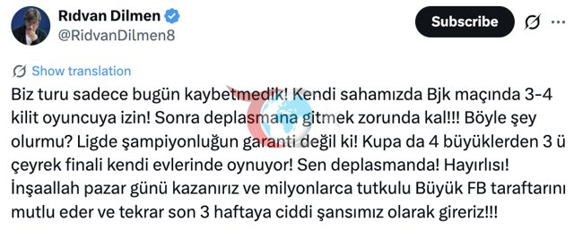 Fenerbahçe kupaya veda etti, Rıdvan Dilmen verdi veriştirdi: Böyle şey olur mu? - Resim: 0