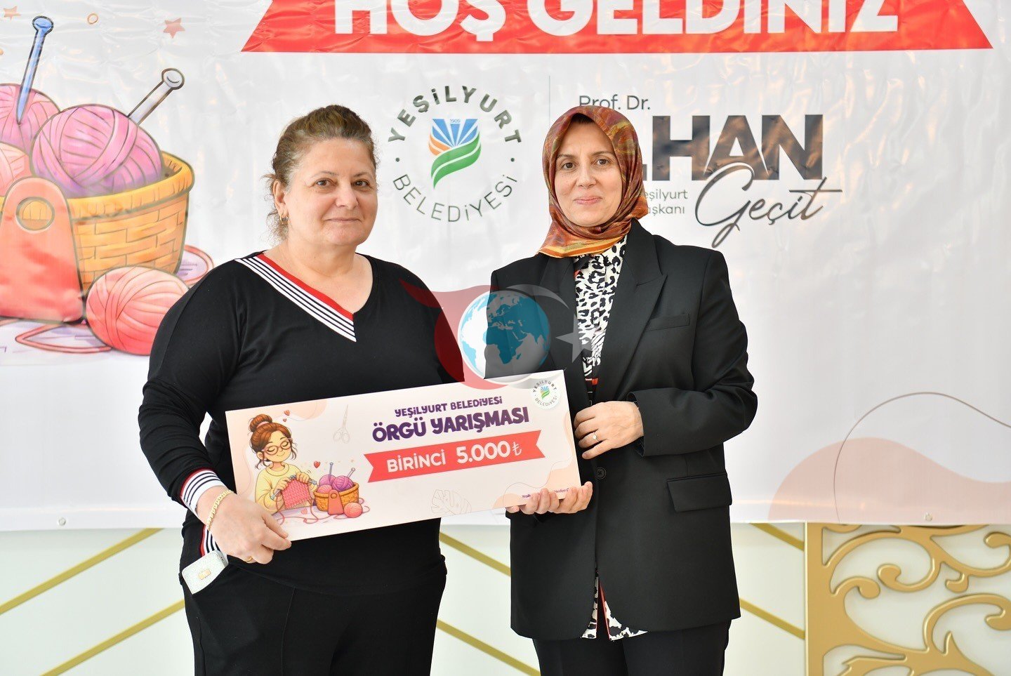 Yeşilyurt Belediyesi örgü yarışması büyük ilgi gördü