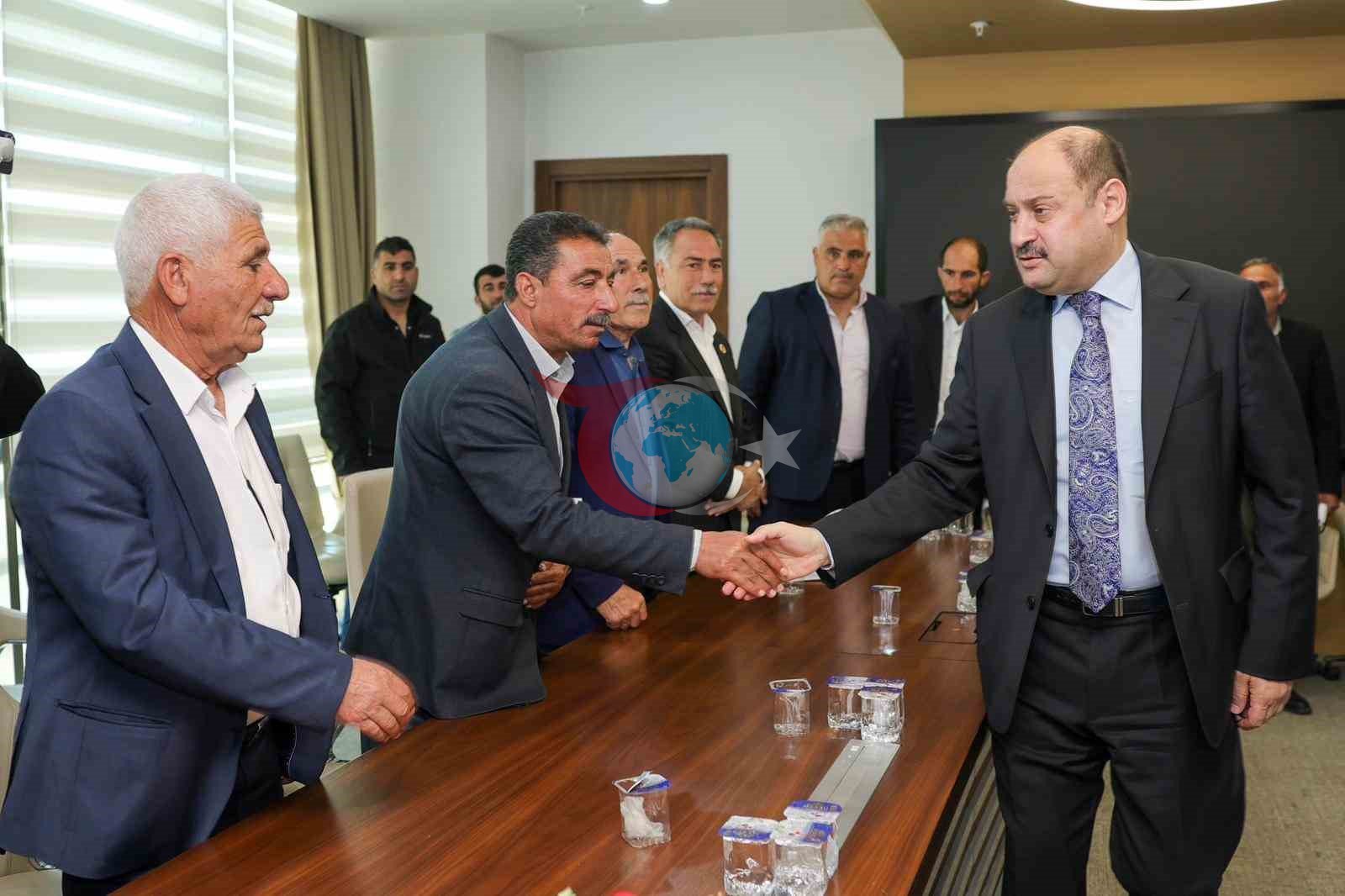 Gülpınar Suruçlu muhtarların taleplerini dinledi