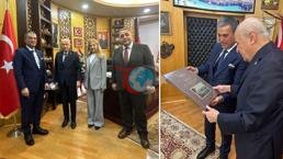MHP Genel Başkanı Bahçeli Demirören Medya heyetini kabul etti! 