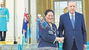 Erdoğan, Yeni Zelanda Genel Valisi Kiro’yu kabul etti
